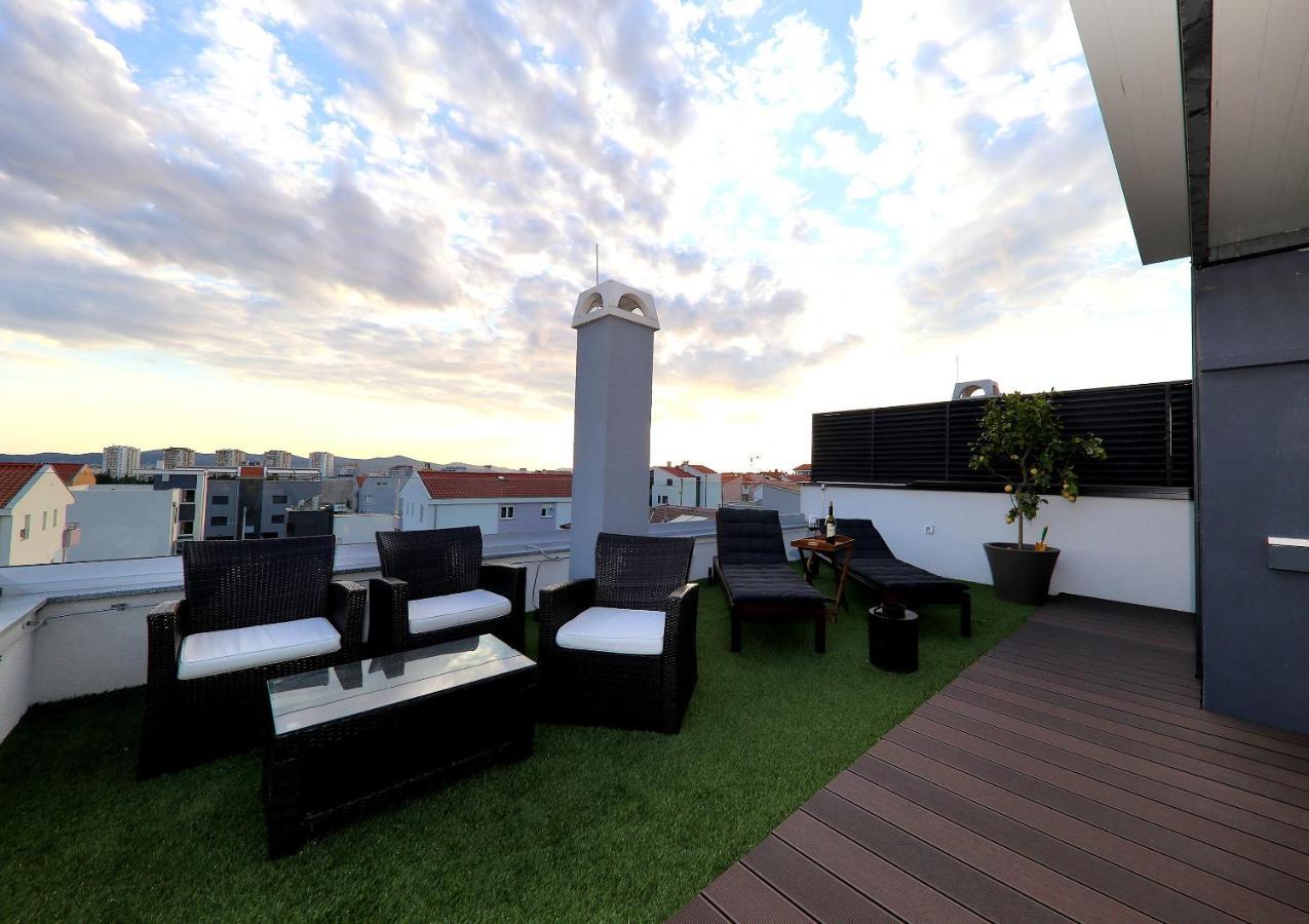 Esso Roof Terrace Apartment Zadar Eksteriør bilde